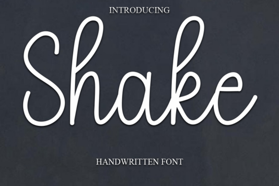 Shake Font